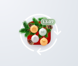 Обновление 1.3.07: новые иконки, обновление дизайна